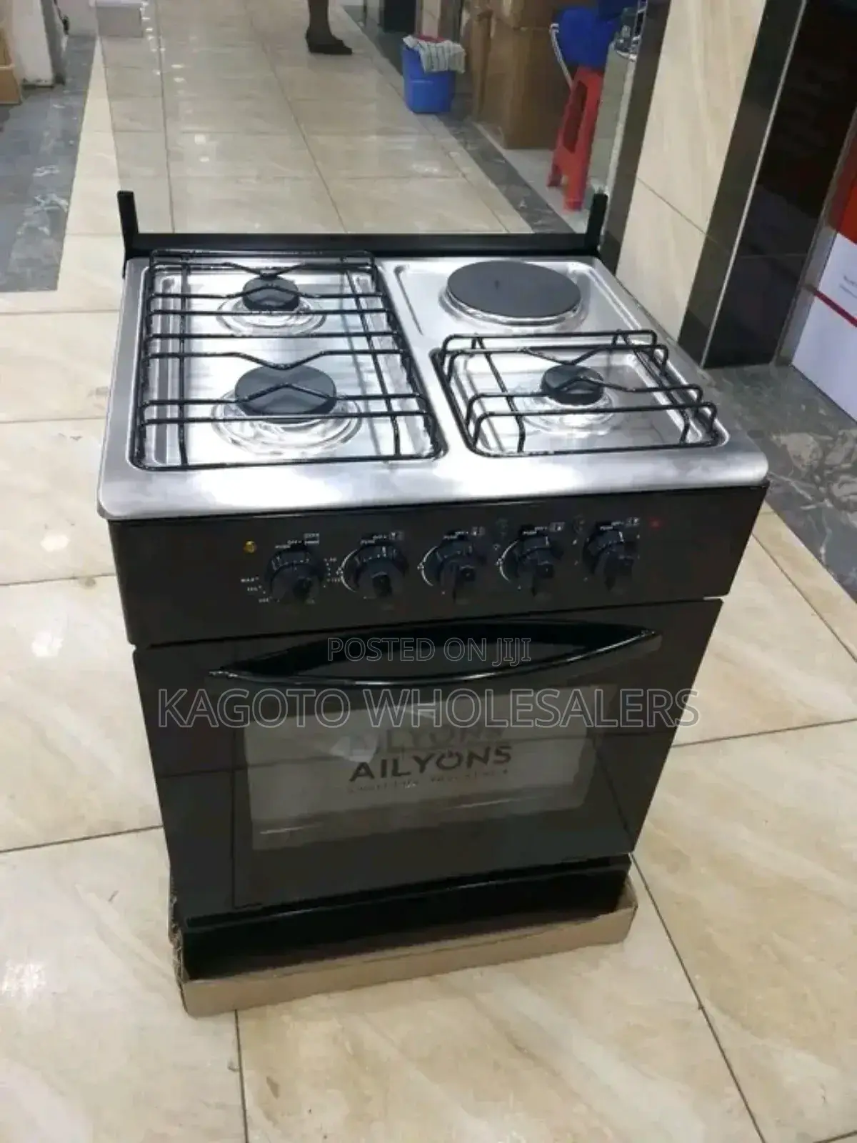 3+1 Ailyons Gas Cooker With Electric Oven