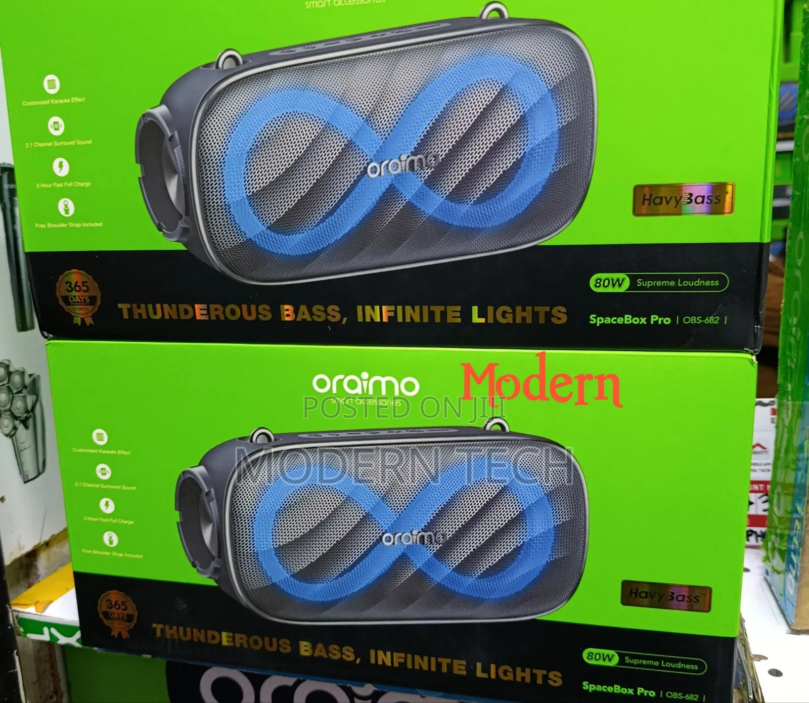 Oraimo Spacebox Pro Portable Wireless Speaker