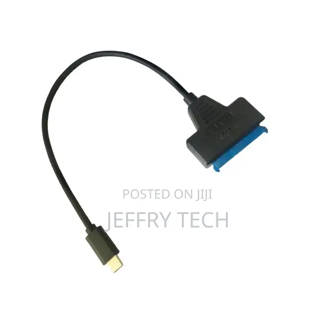 Sata 3 to Usb Type-C Adapter Cable, 2.5 Inch SSD Hard Driv