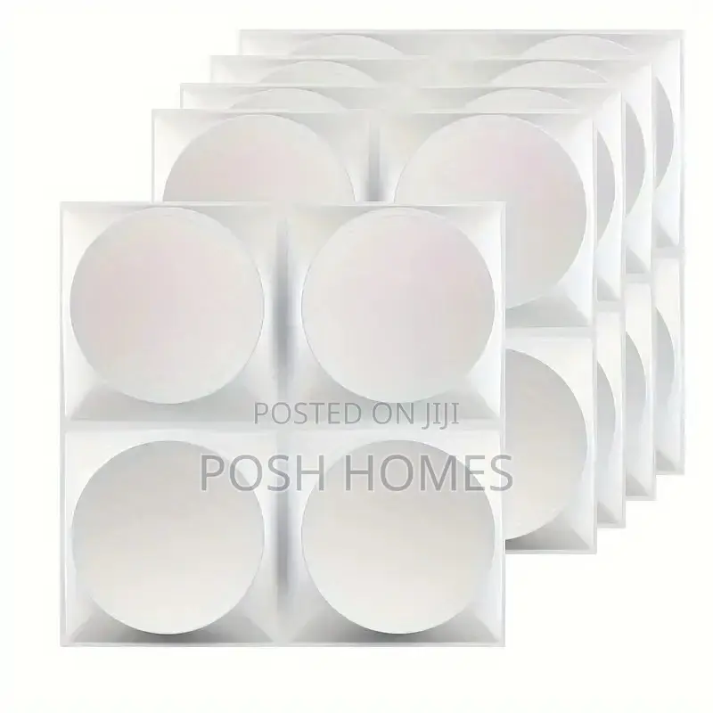 Circle 3d Wall Panels PVC White Panels