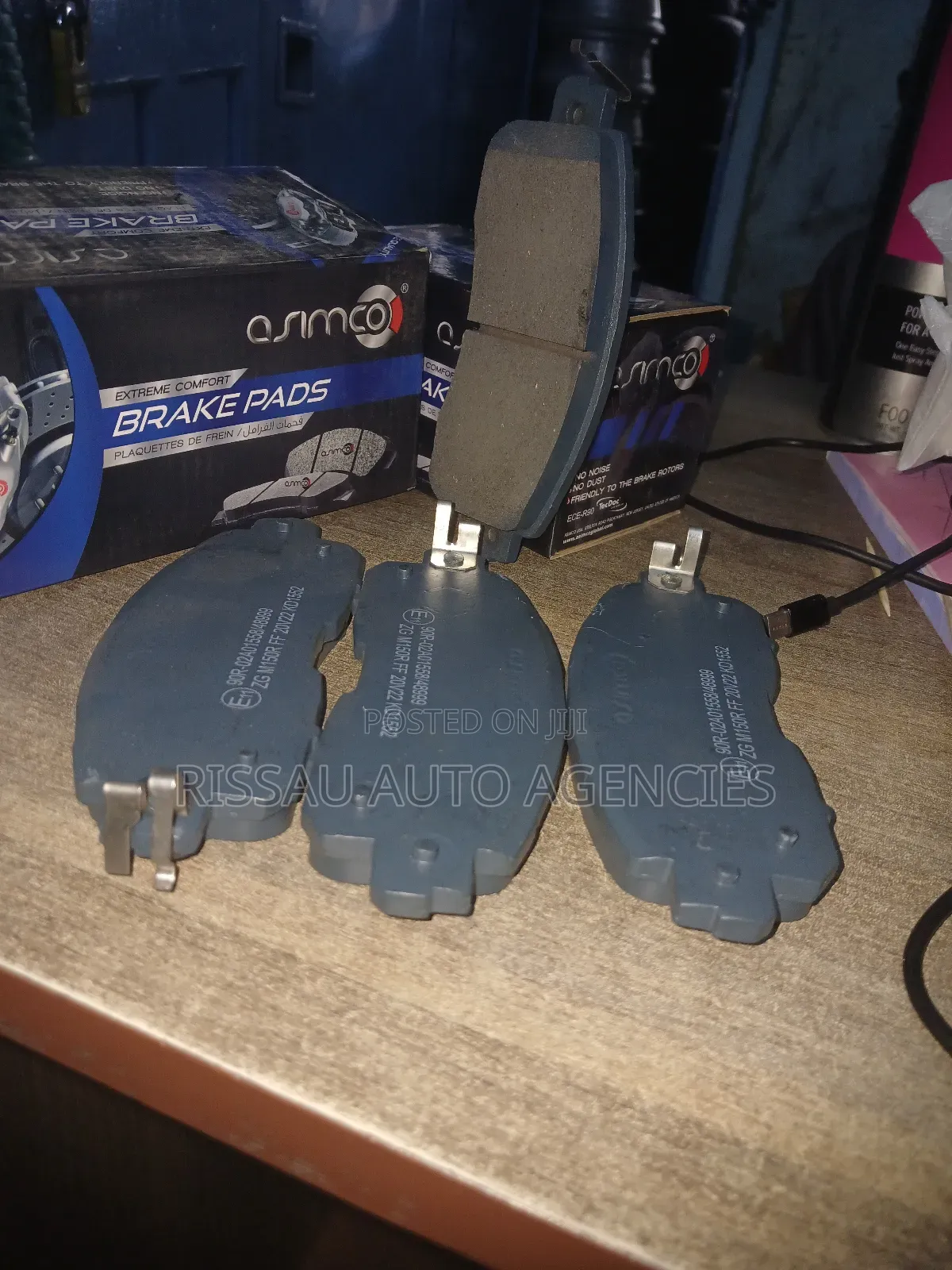 Nissan Teana New Model Asimco Genuine Front Brake Pads.