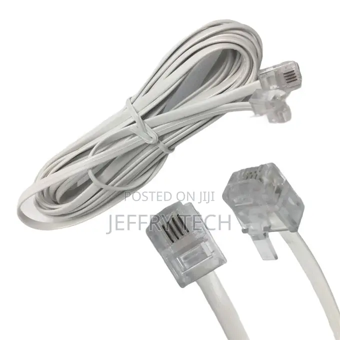Telephone Cable 6p4c Rj11 Male to Rj11 Male (5meter)