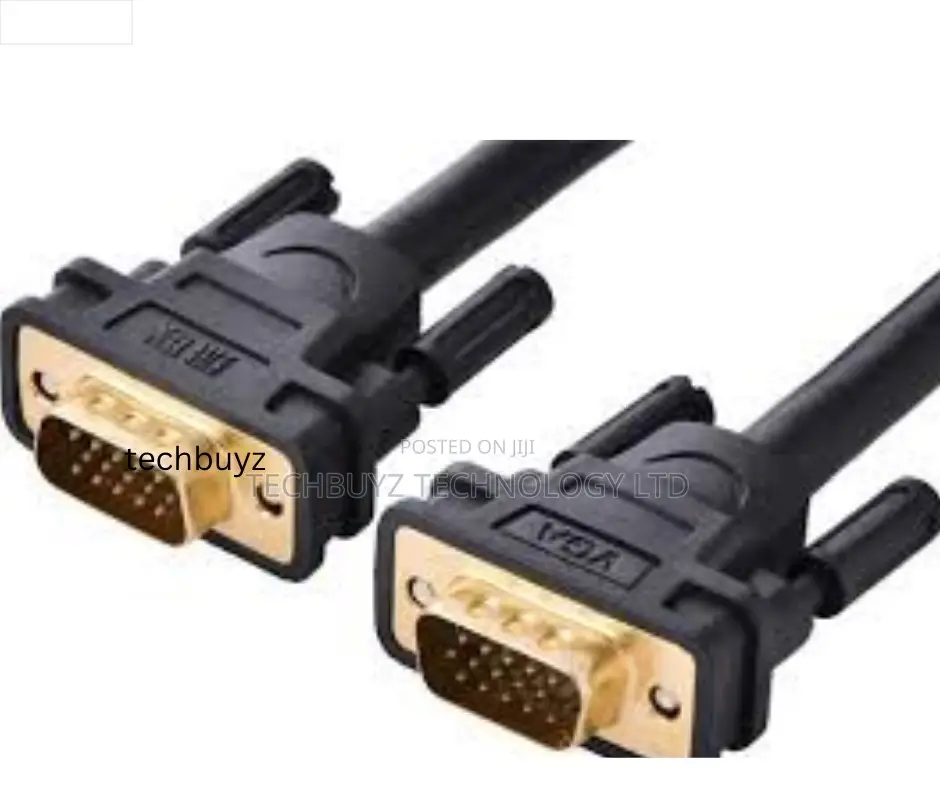 Ugreen Vga Male to Male Cable 2m (Black) - Vg101