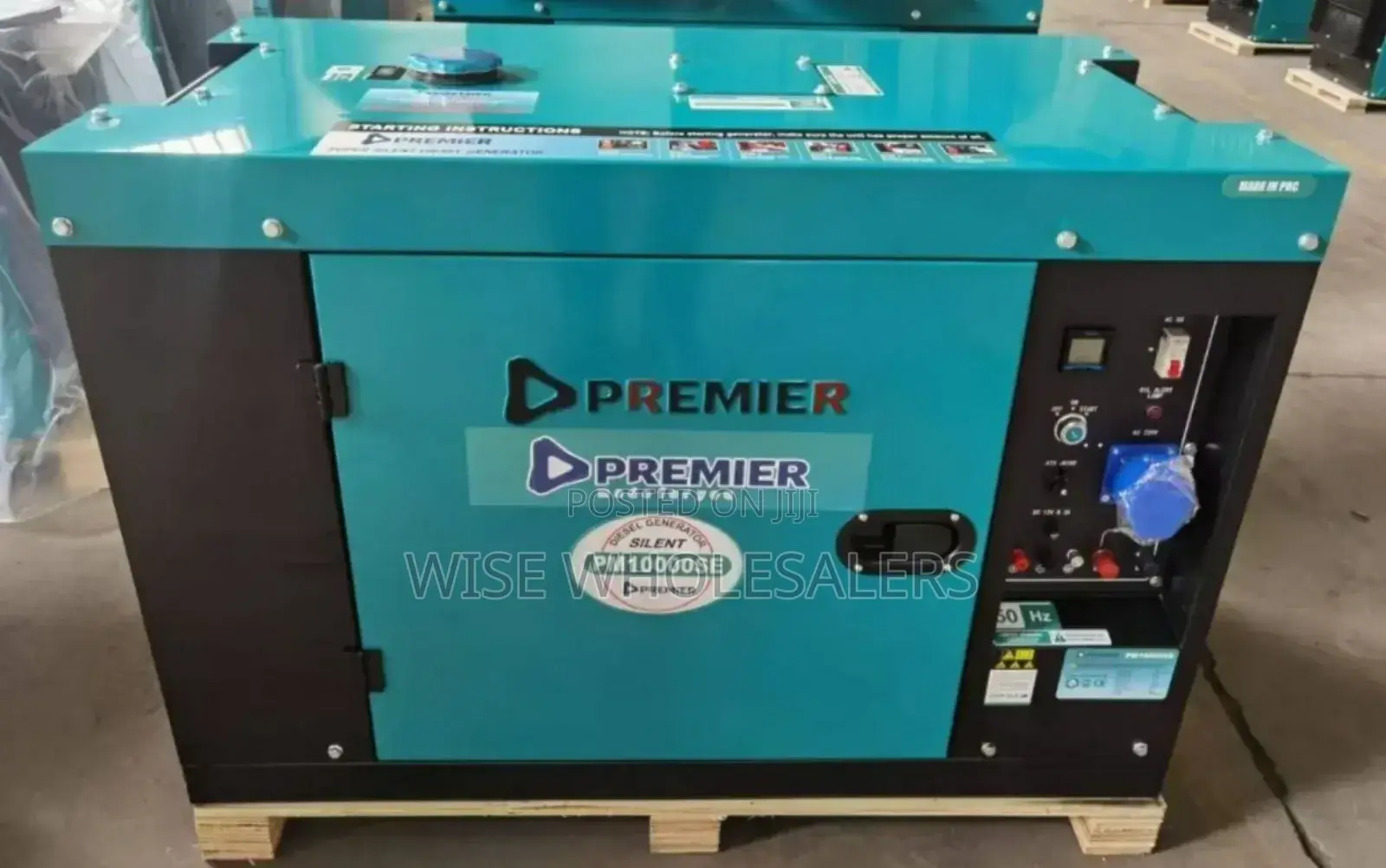 Premier Pm10000se 10.5kva Silent Diesel  Generator  With Ats