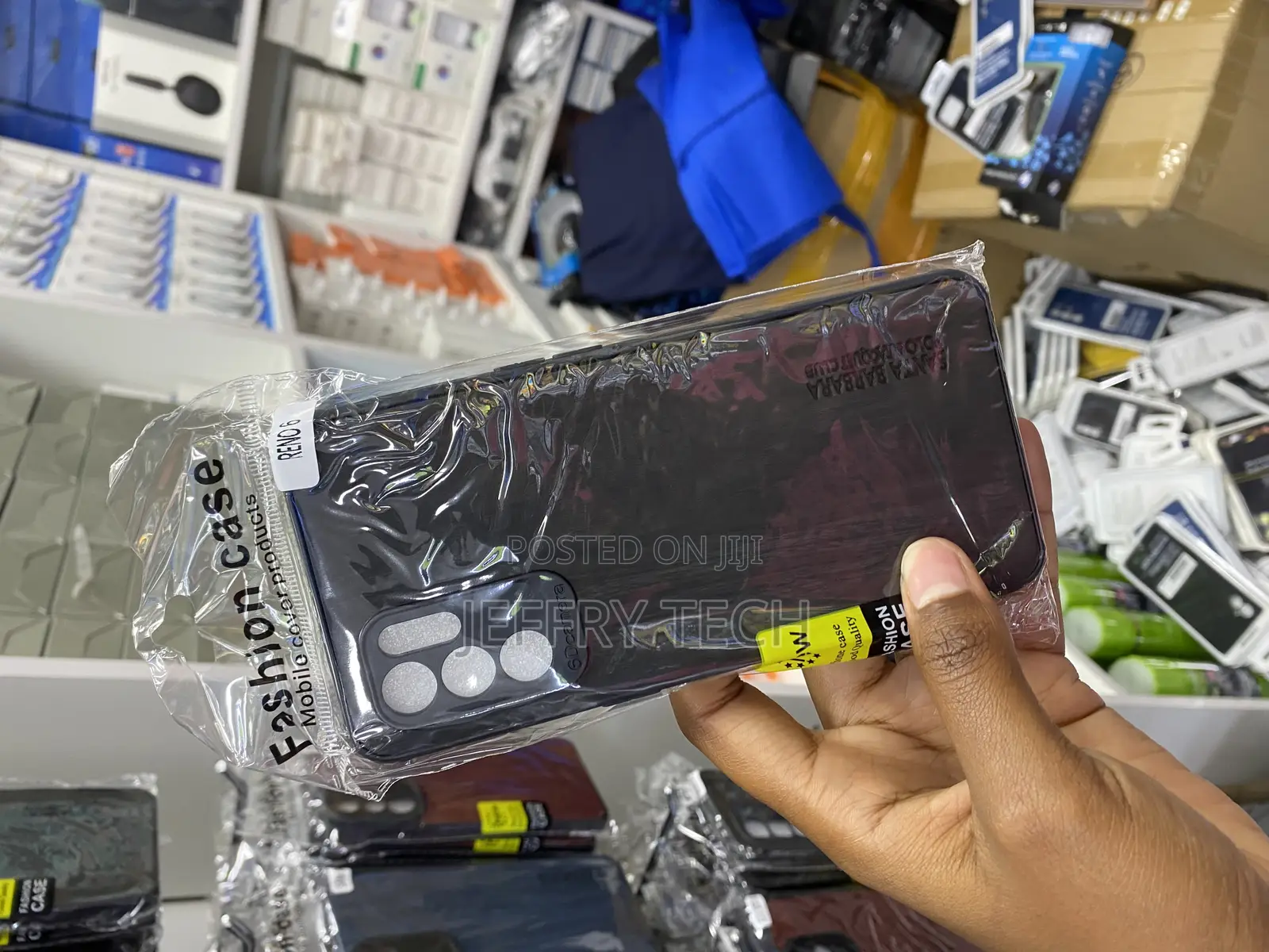 Pikkmee Oppo Reno 6 Leather Case With Silicone Bumper