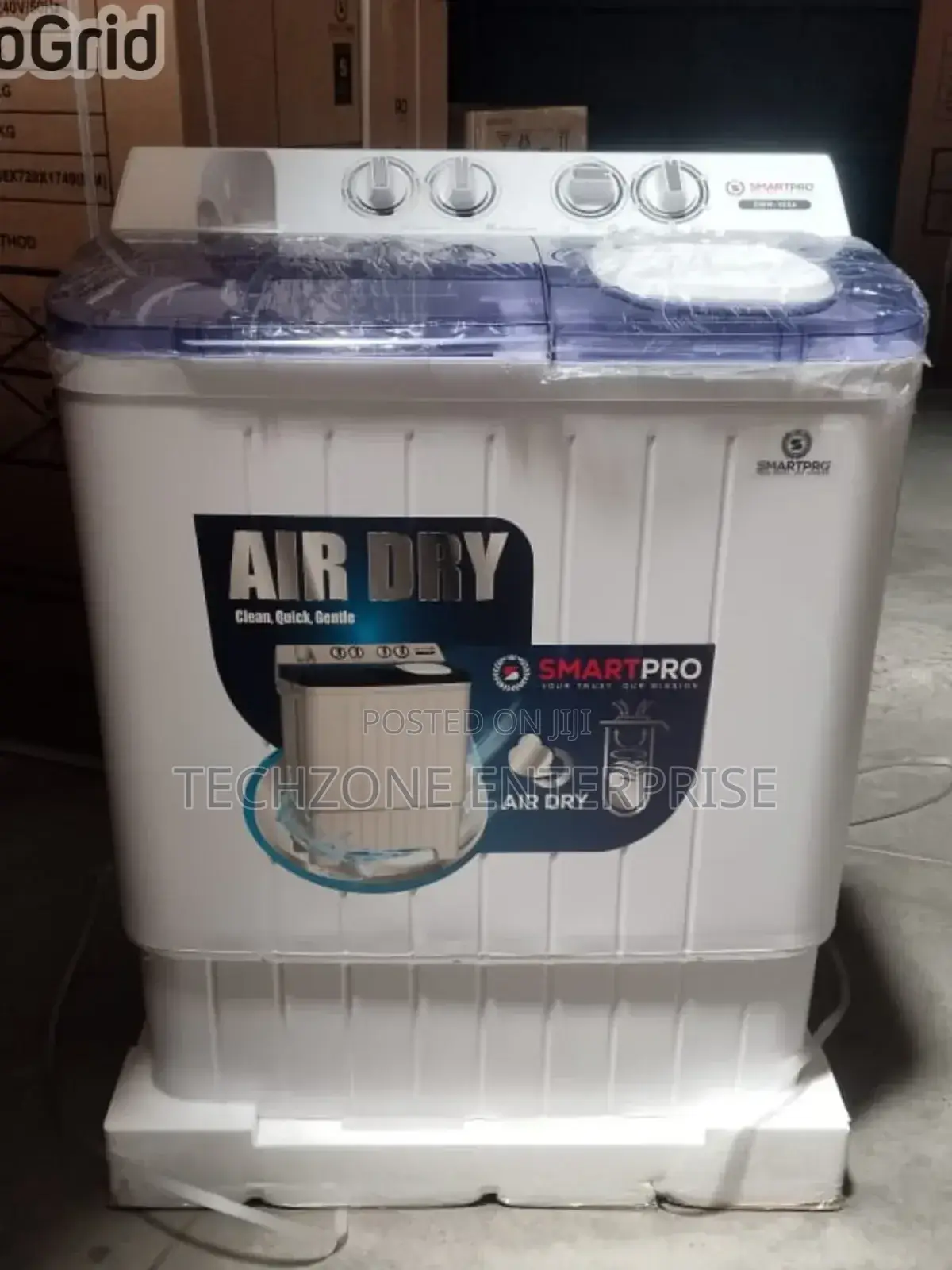 White Smart Pro 10kg SWM-10sa Twin Tub Washing Machine ;