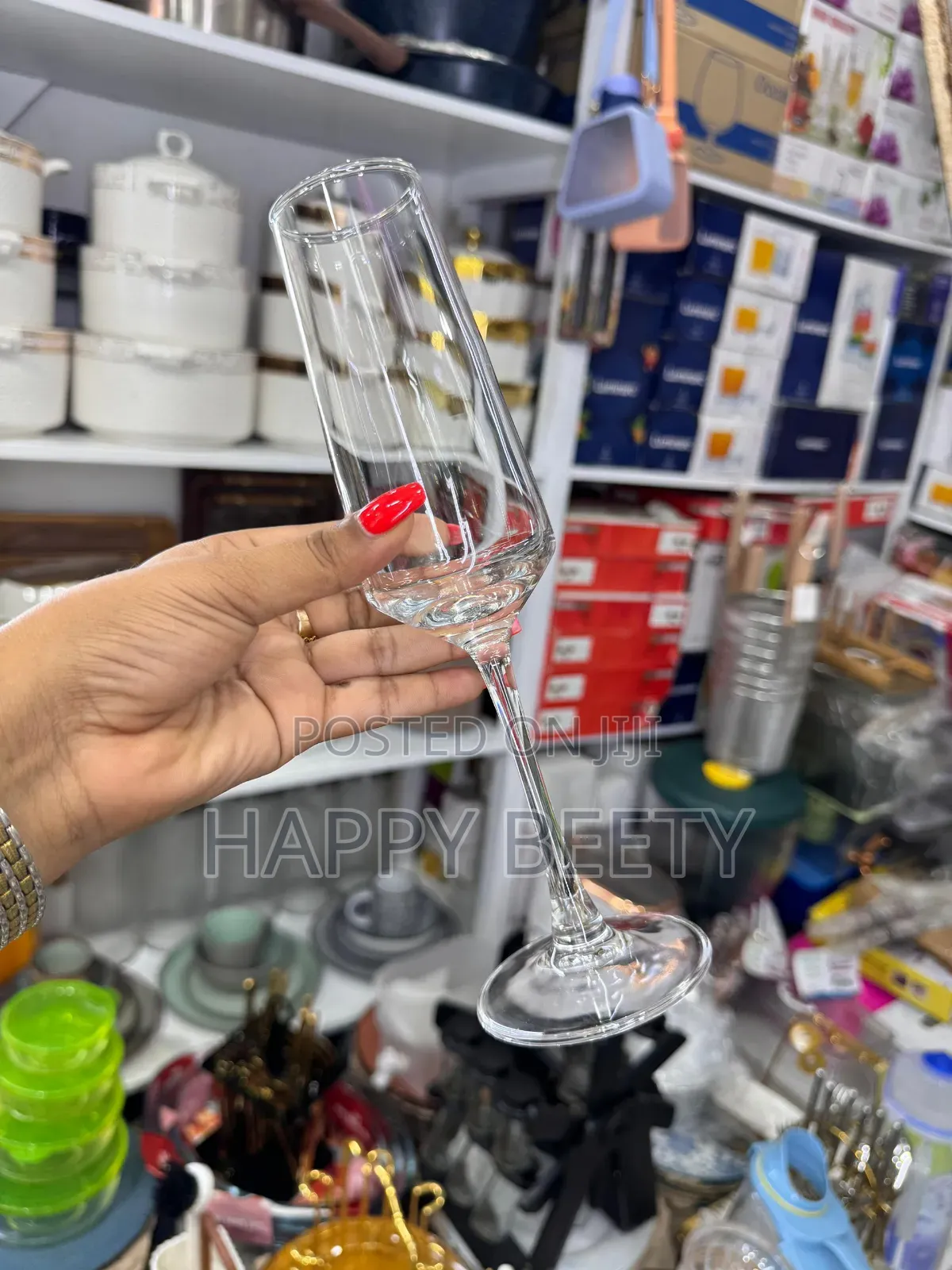 ~ Crystal Wine / Champagne Glass