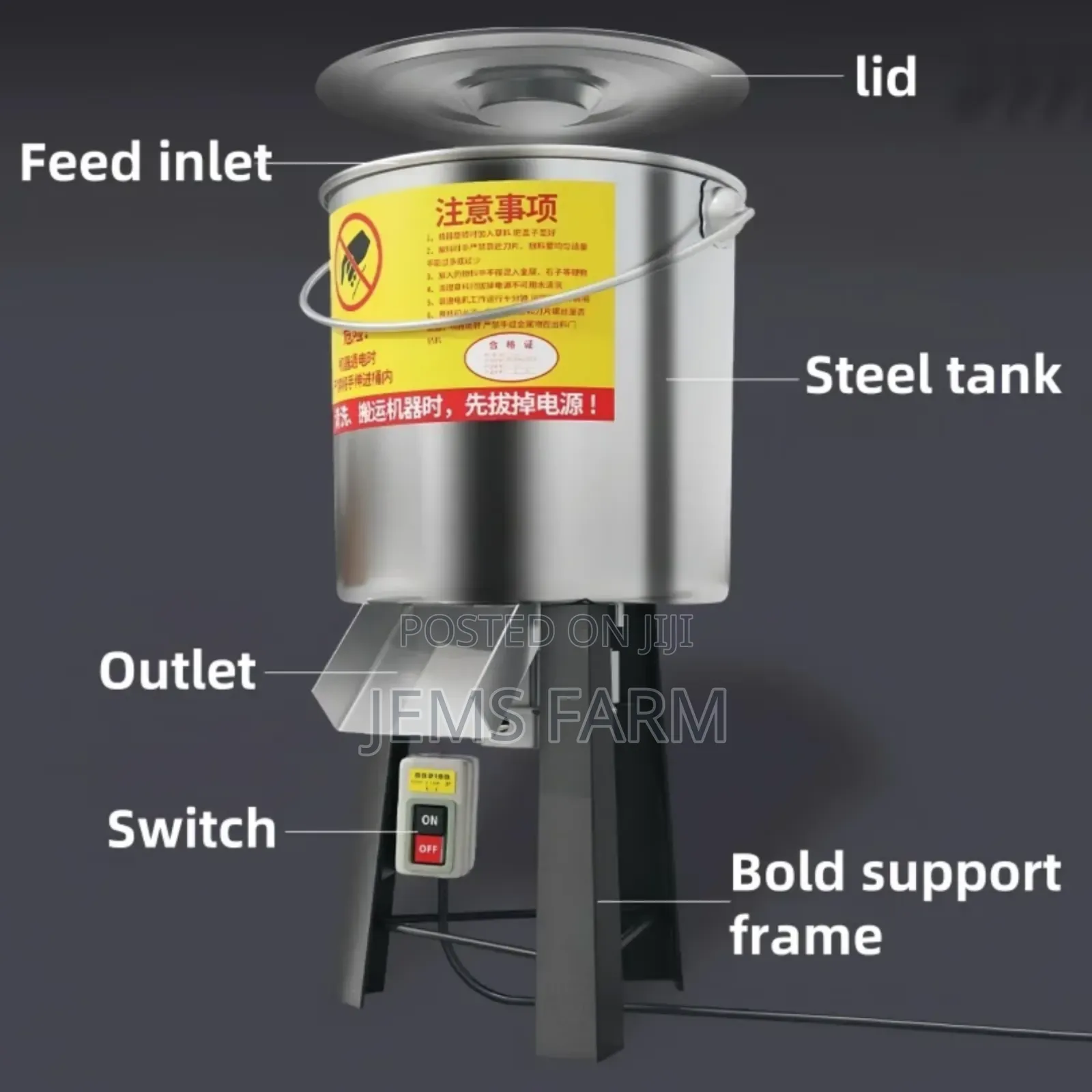 Multifunctional Electric Vegetable and Fruit Crusher Machine