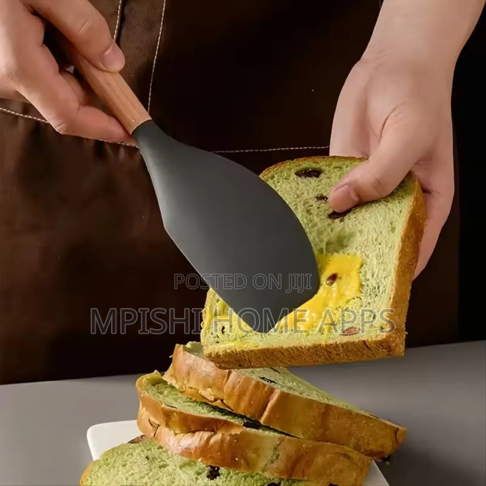 12pcs Silicone Cooking/ Serving Spoons Set With Holder