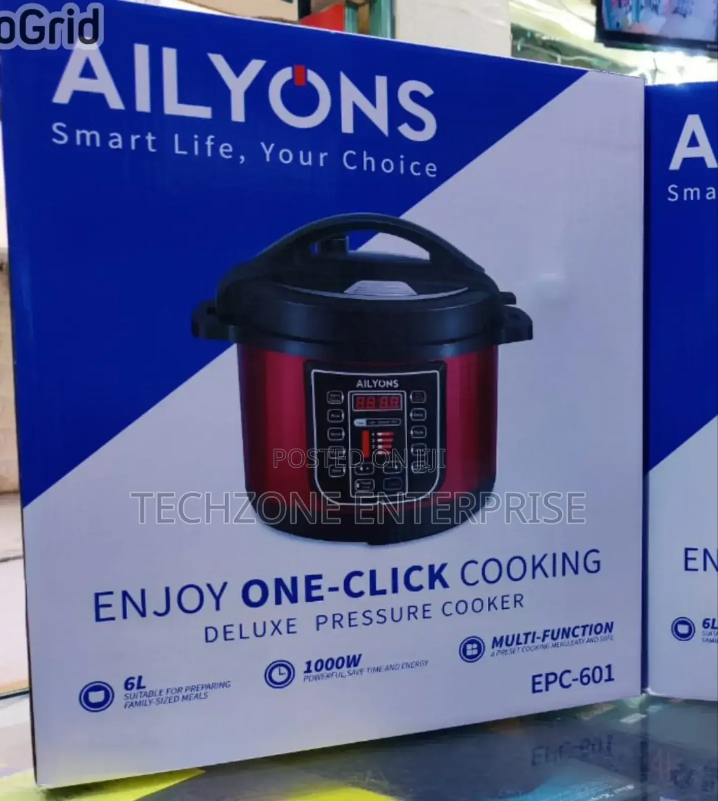 Ailyons (Epc-601) 6 Litres Electric Pressure Cookers ;