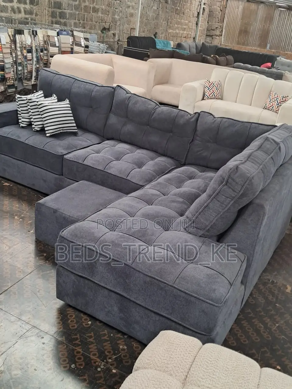 6 Seater Chester L Seat Sofa