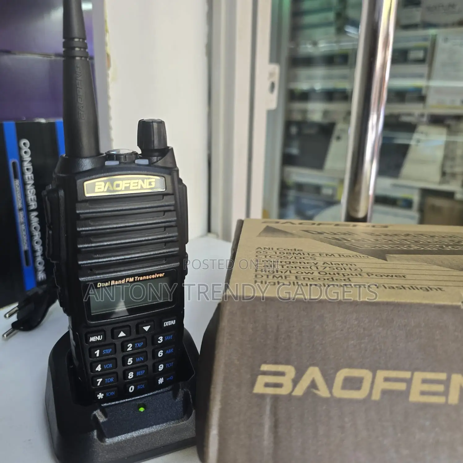 Uv 82 Handheld Radio – Dual Push to Talk + Loud Audio