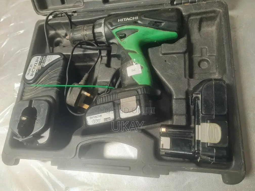 Hitachi 18v Cordless Drill Set