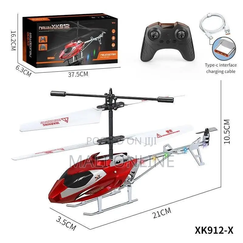Alloy Rc Helicopter 3.5 Channel 2.4g Remote Control Aircraft