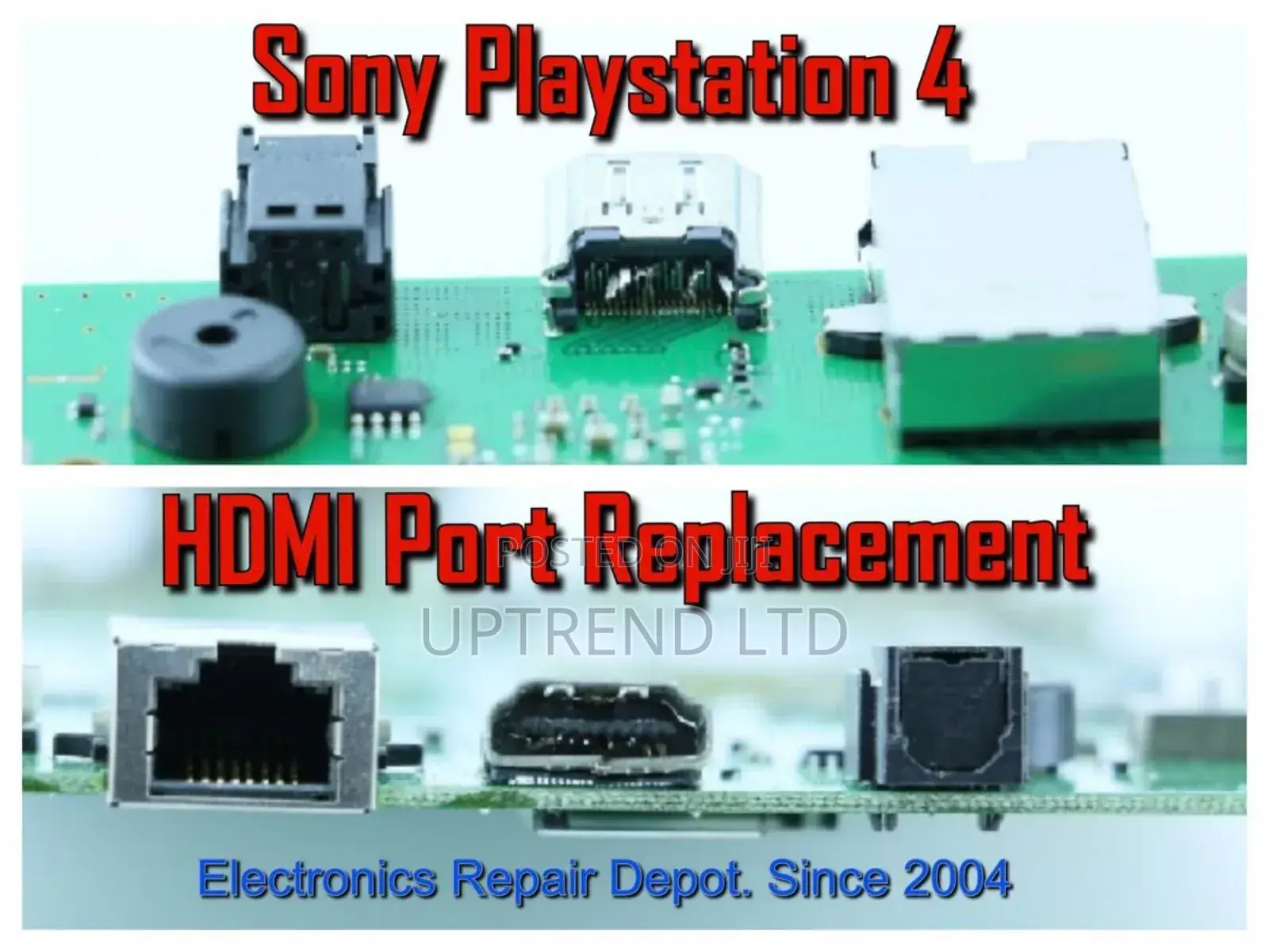 Sony Playstation 4 Ps4 Hdmi Port Repair Replacement Service