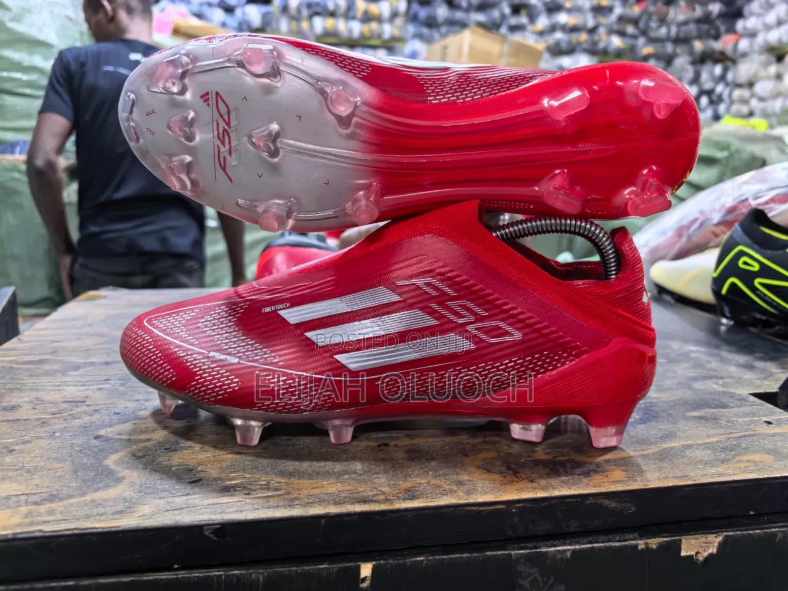 Adidas F50 Laceless Firm Ground Boots