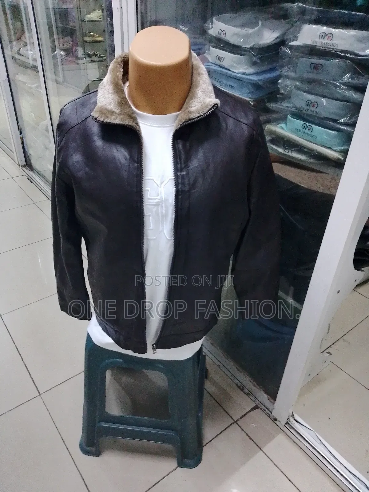Chocolate Brown Leather Coats Sizes M-2xl