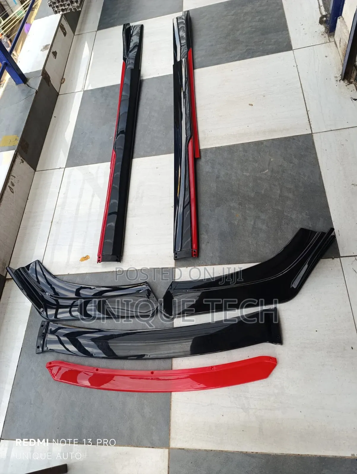 Car Body Kit Universal Bumper Lip Side Skirts Body Kit