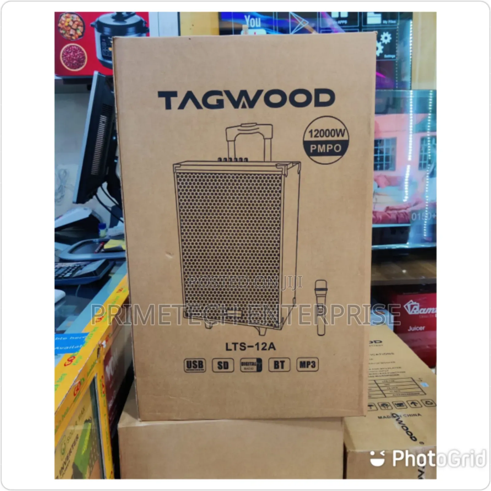Tagwood 12 Inches Trolley Speaker