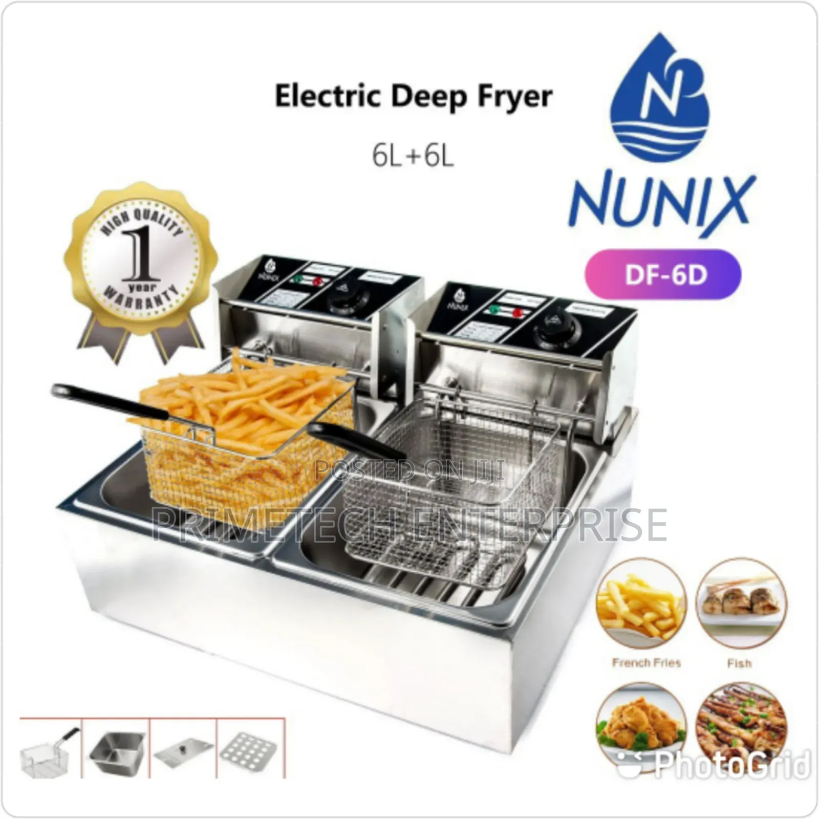 Nunix Double Deep Fryer