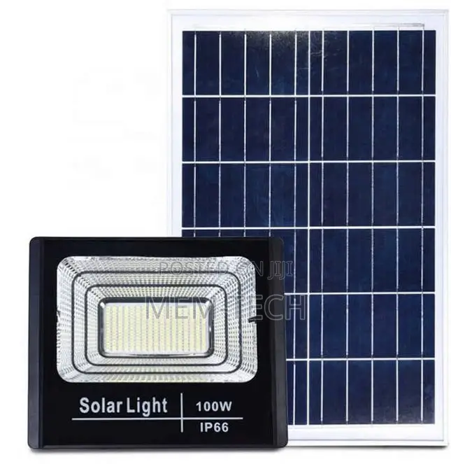 Solar Light 100w W Led Dusk to Dawn Solar Power Floodlight