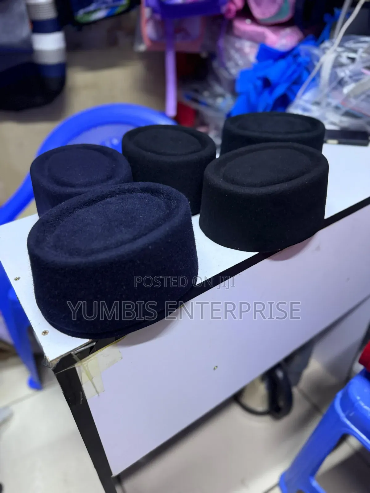 Black, Navy Blue Oga Hat Kes 800