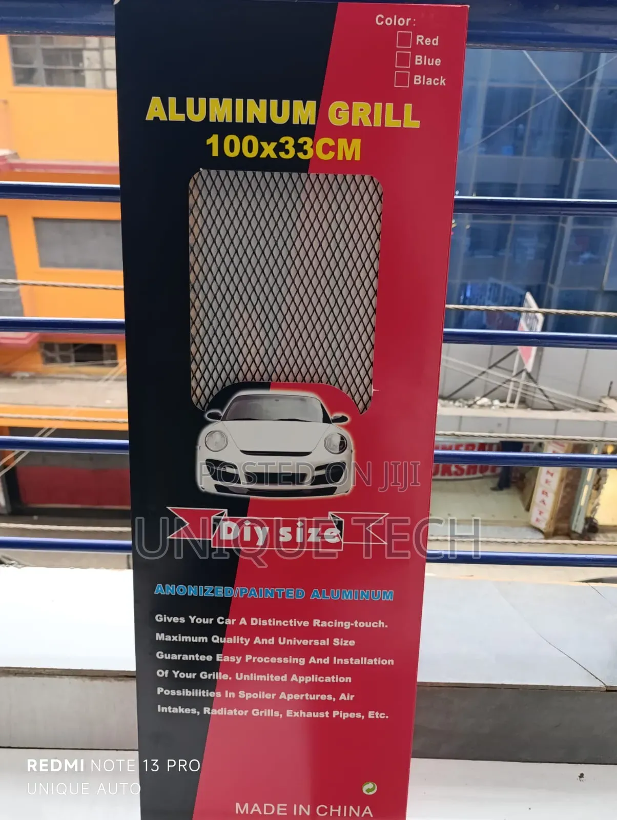 Universal Aluminium Grill Mesh / 100cm X 33cm Grill Mesh