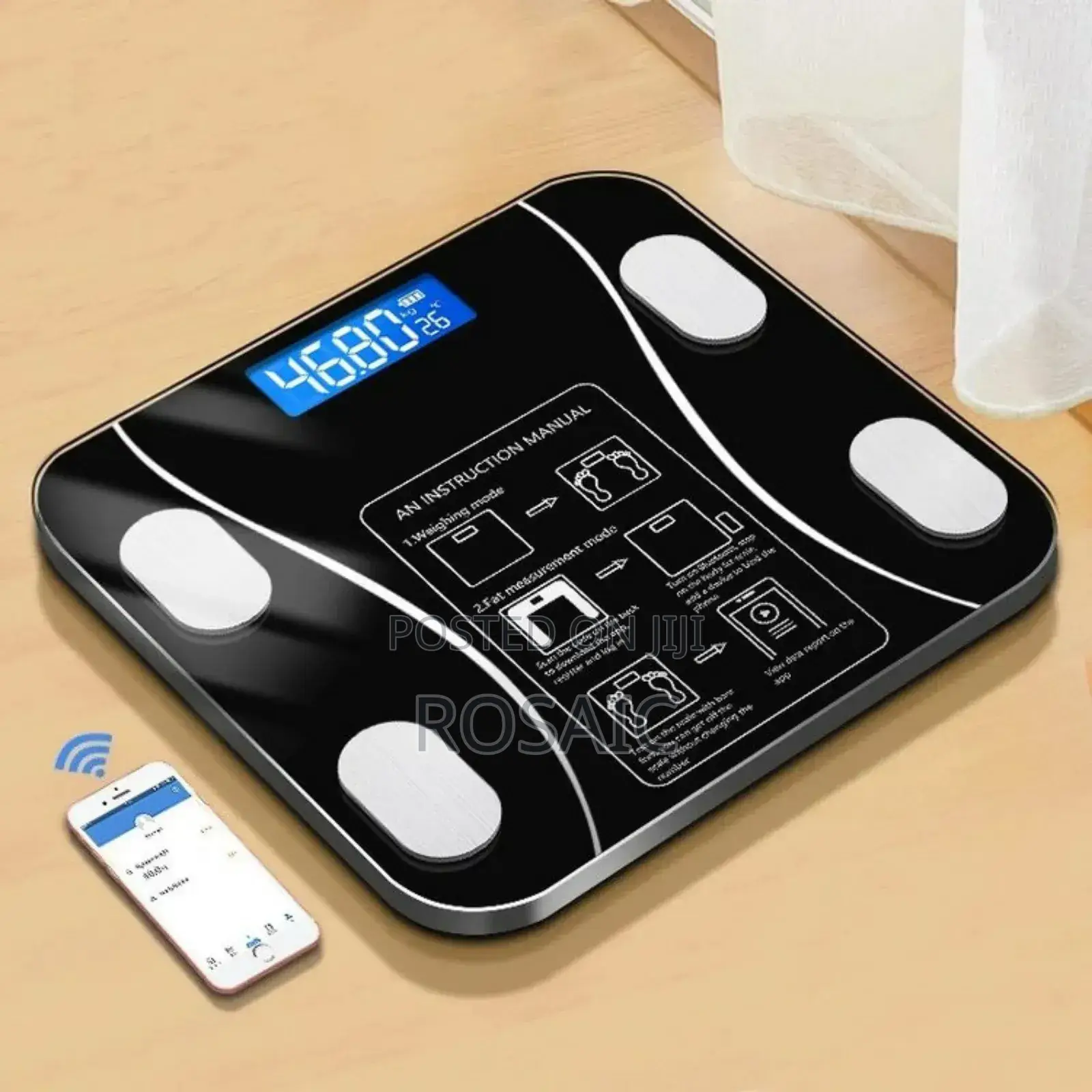 Intelligent Blue Tooth Bmi Weighing Scale