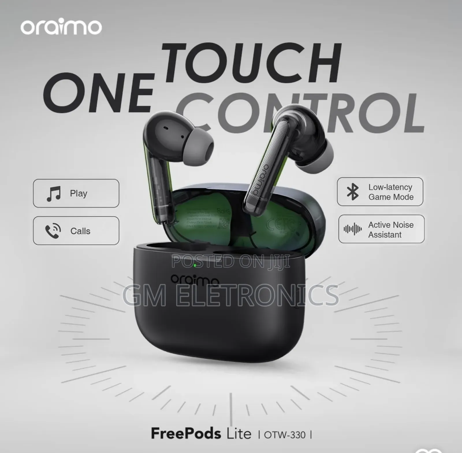 Freepods Lite Enc Earbuds-40-HRS Playtime-Different Colours