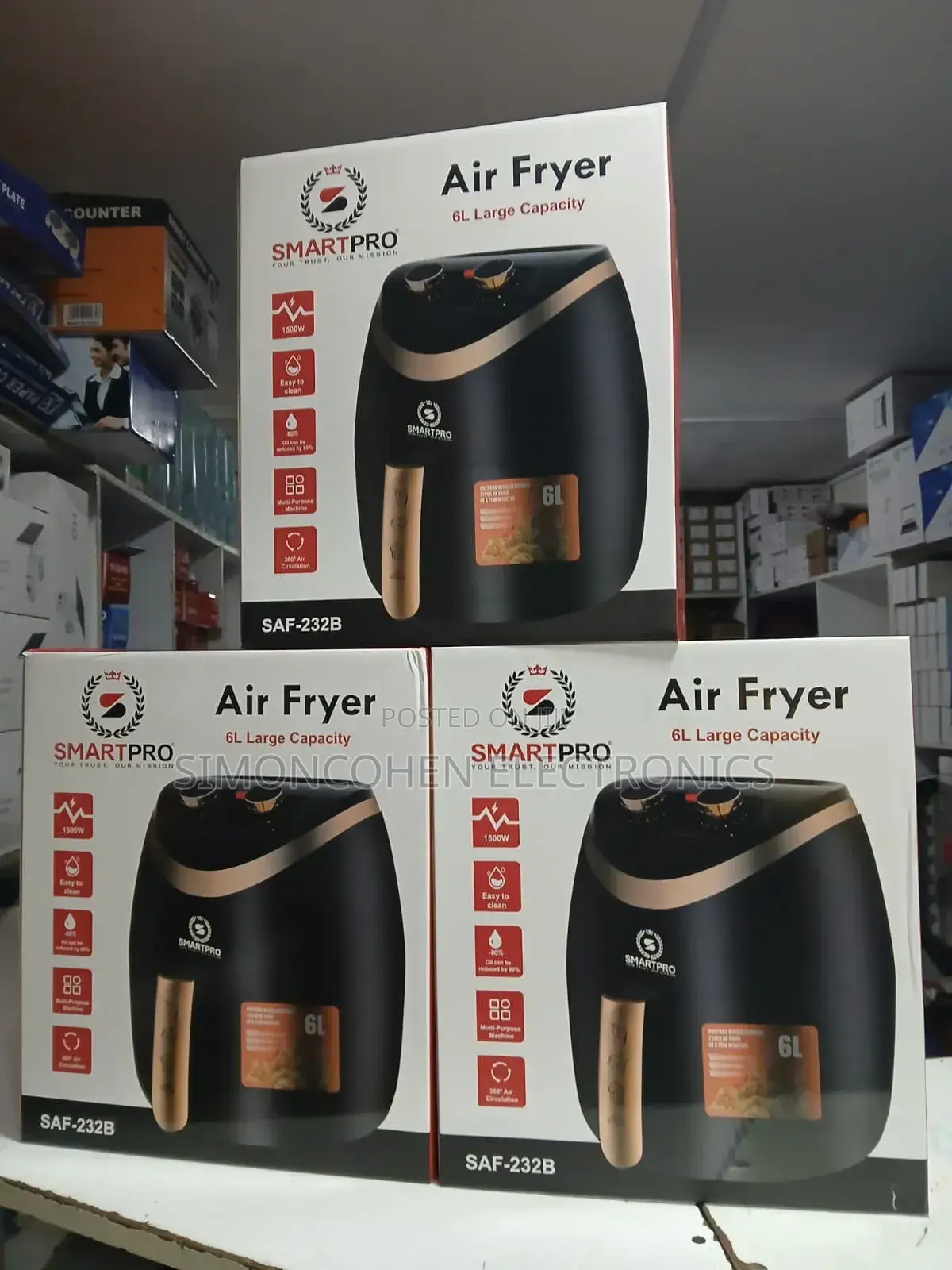 6litres Smartpro Airfryer Large Capacity