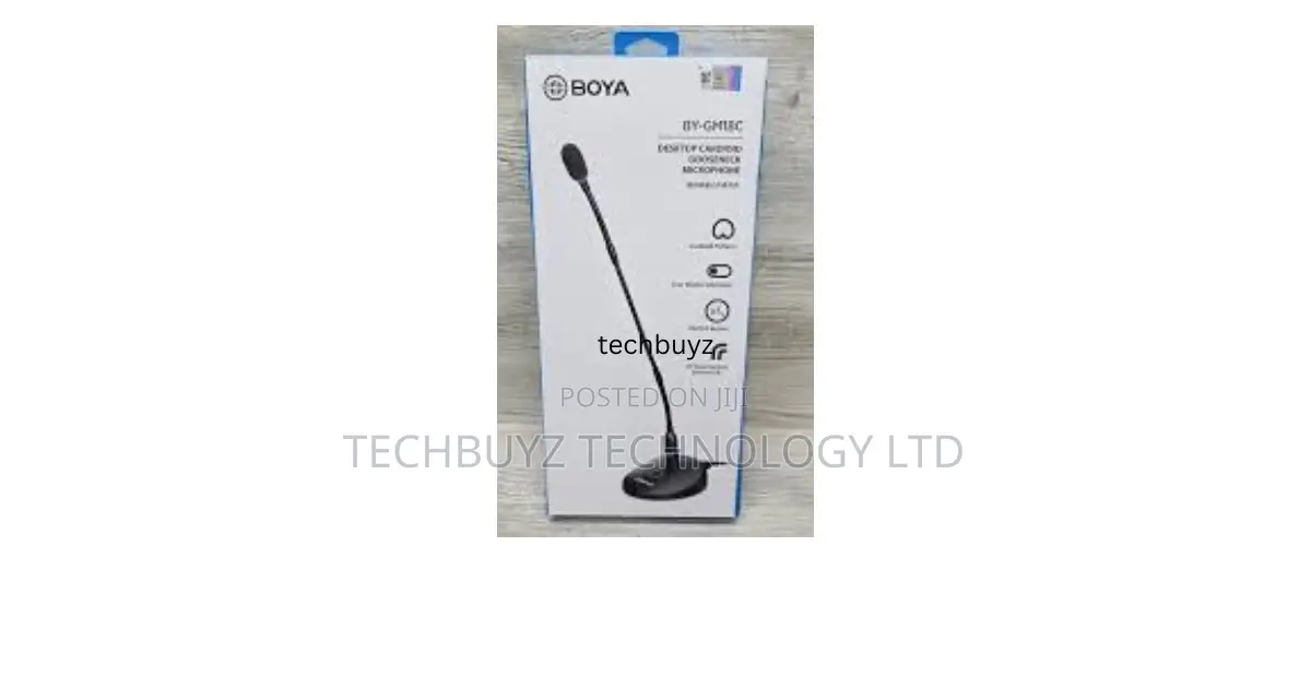 Boya By-gm18c Desktop Cardiod Gooseneck Microphone