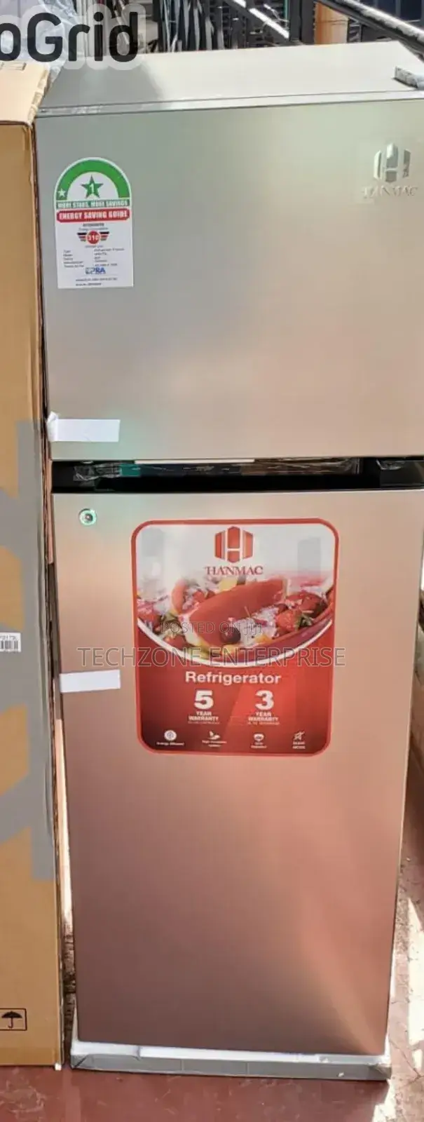 Hanmac 173 Litres Top Mounted Double Door Fridge ;