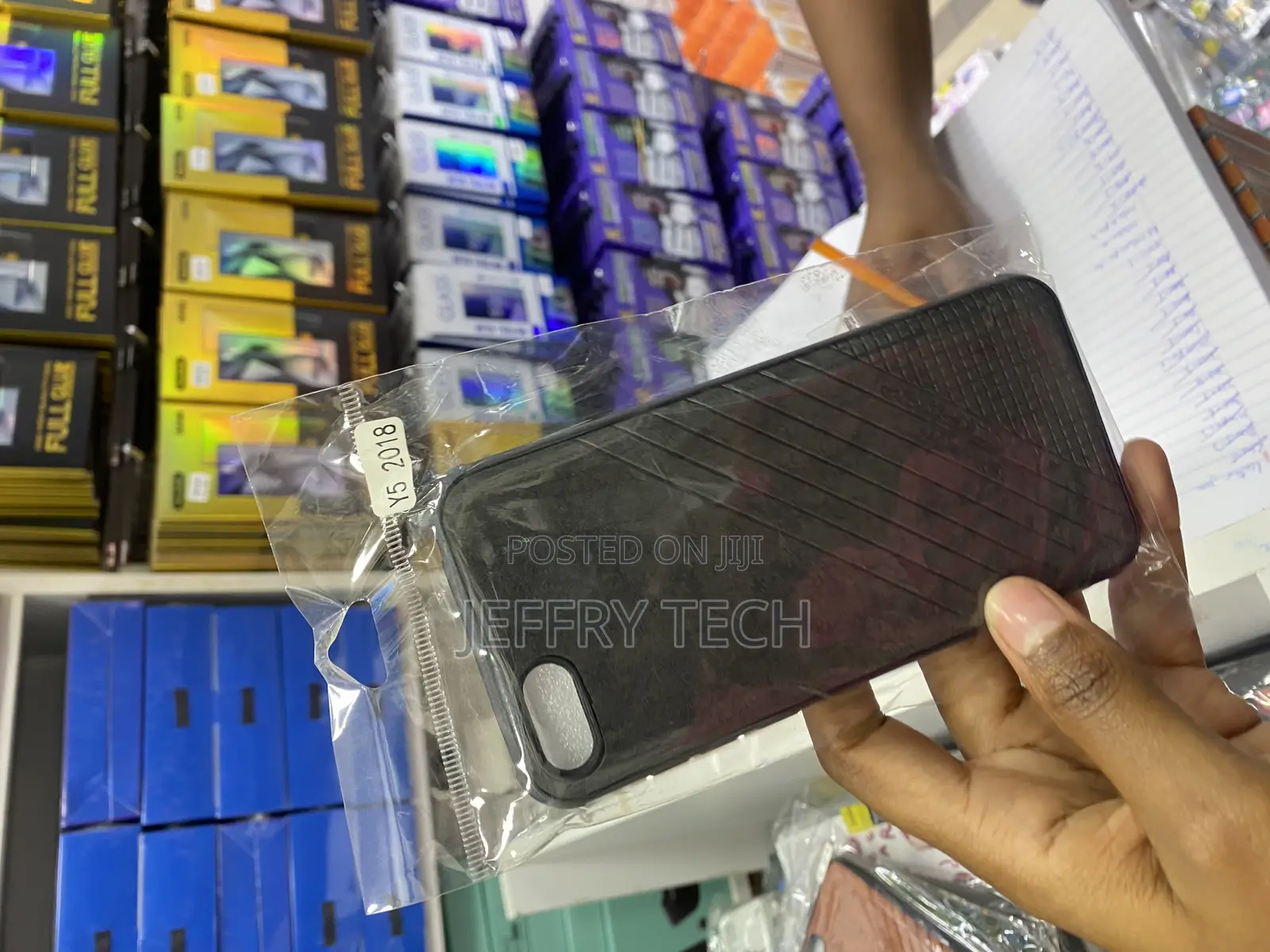 Duxxy Huawei Y5 2018 Leather Case With Silicone Bumper