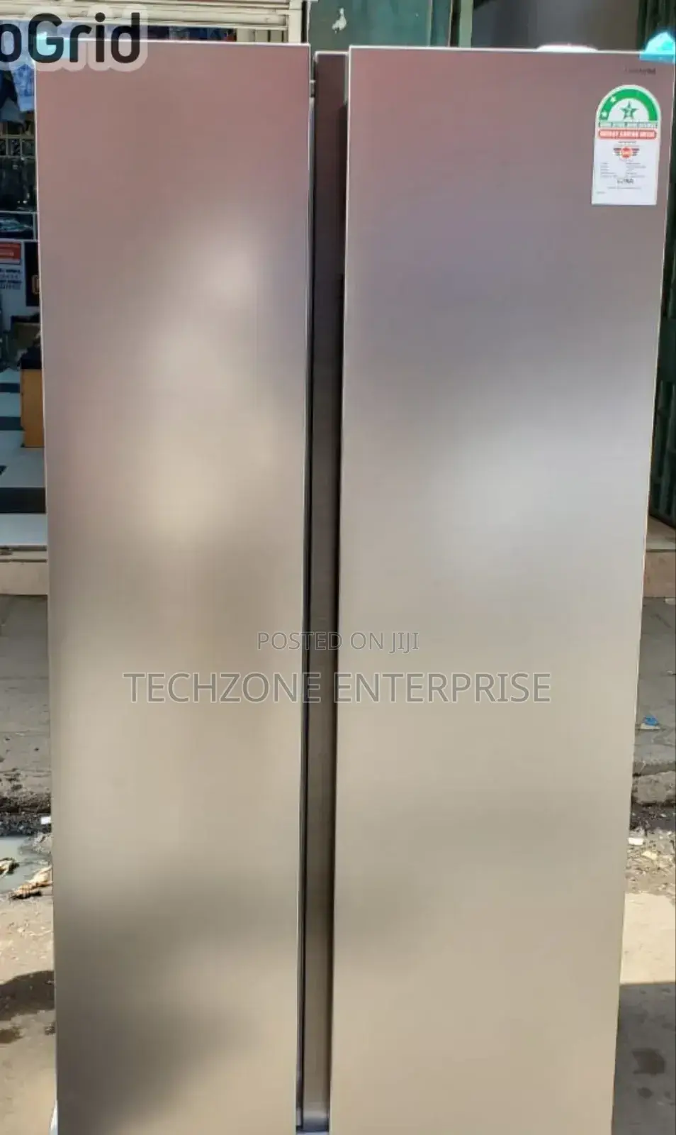Samsung Fridge, Side by Side 2 Door, No Frost, 583l, Silver,