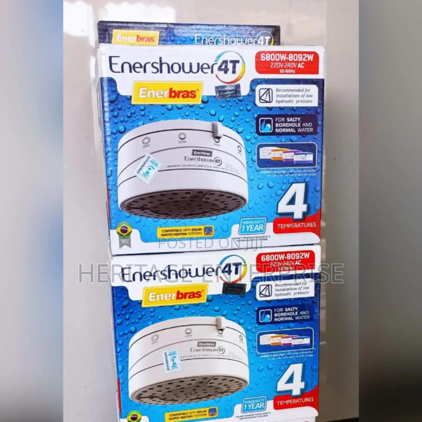 Enershower 4t Instant Shower Head