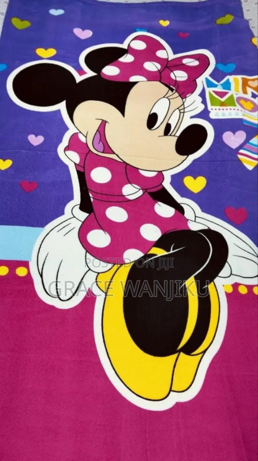 Cartoon Themed Kid Bath Towel