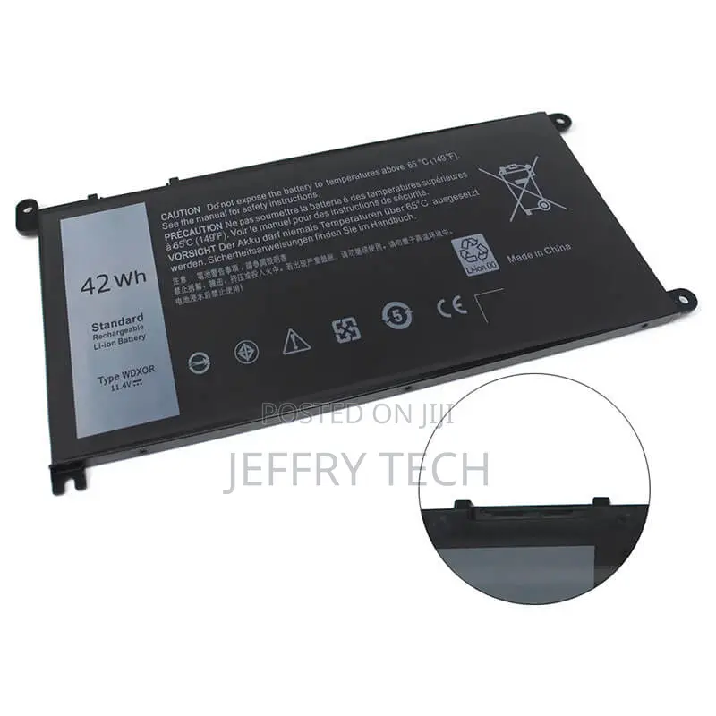 Wdx0r Laptop Battery Replacement for Dell Inspiron 15