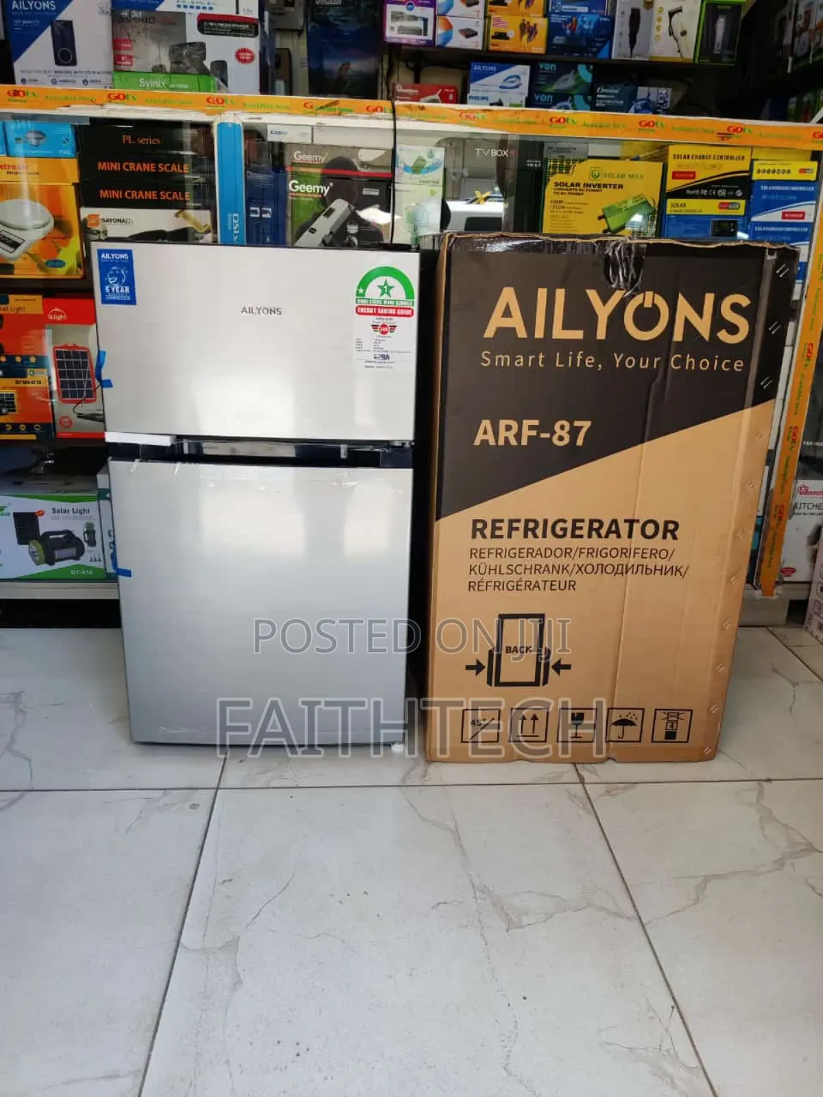 Ailyons Double Door Fridge 87litres