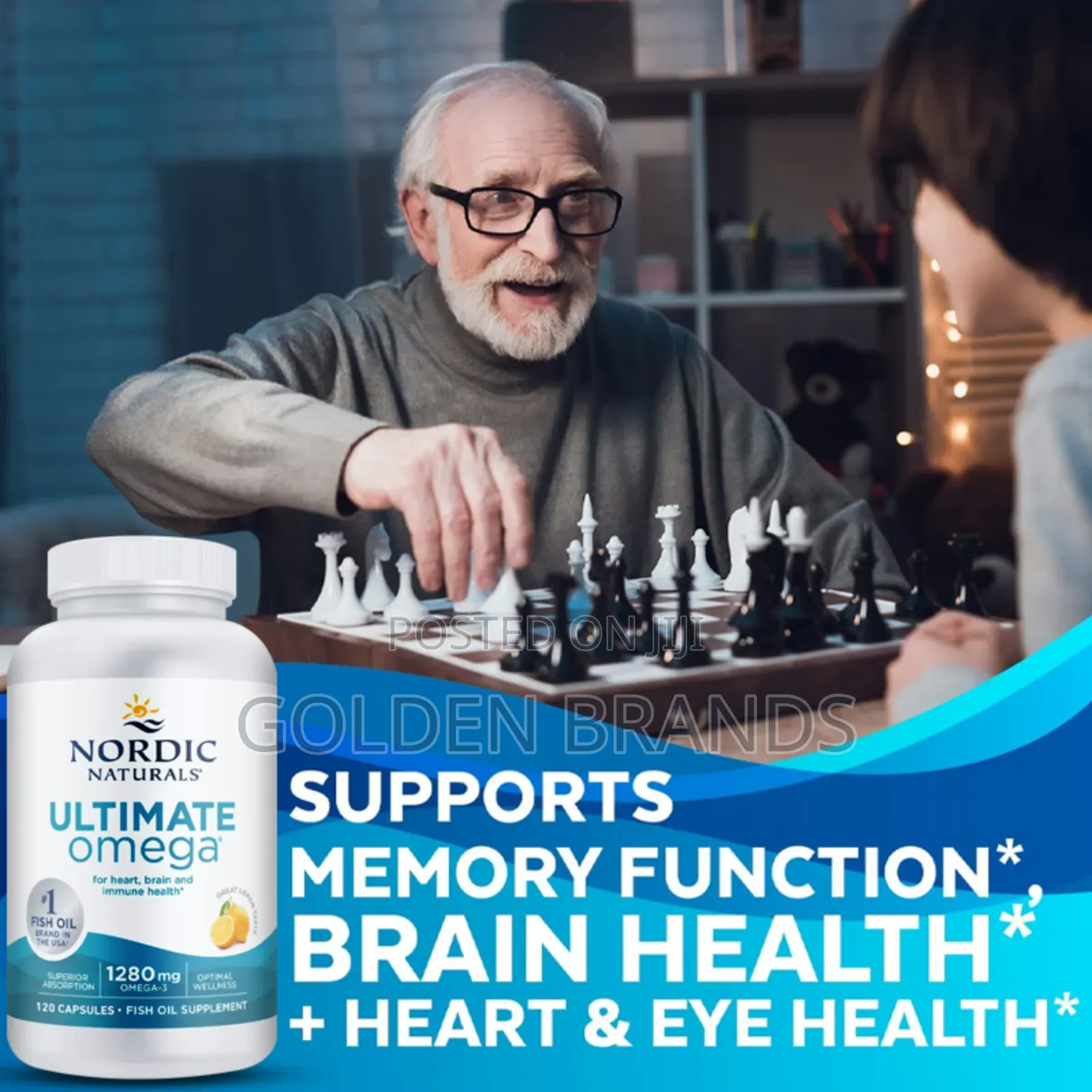 Premium Omega-3 Fish Oil, - 1280 Mg With Epa- Dha