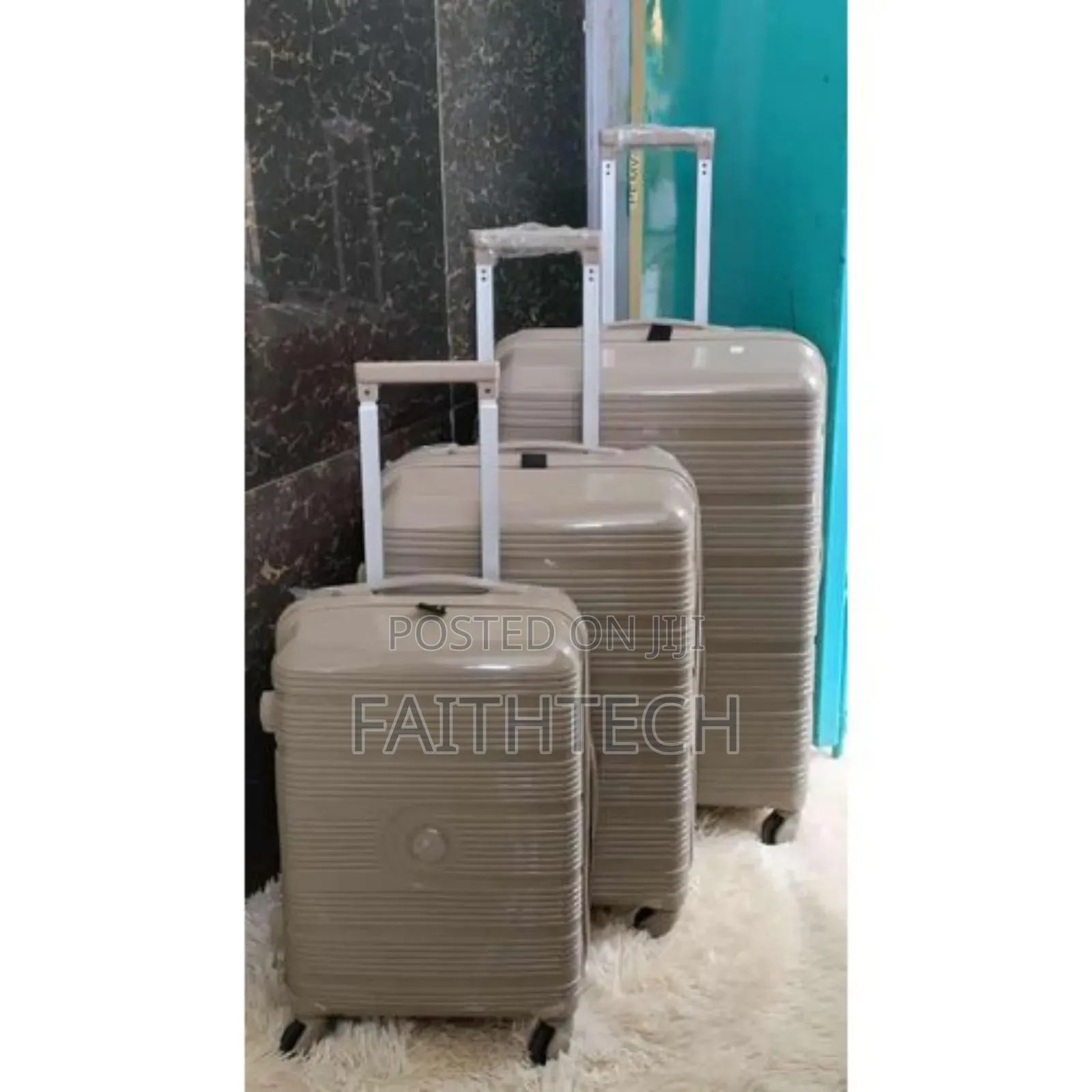 Fashion 3in1 Unbreakble Laxurious Rubber Suitcase Briefcase
