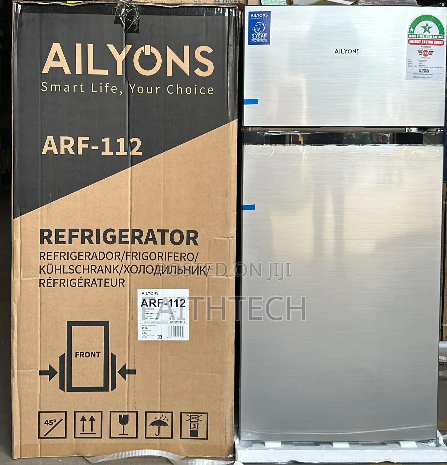 115 Litres Double Door Ailyons Refrigerator
