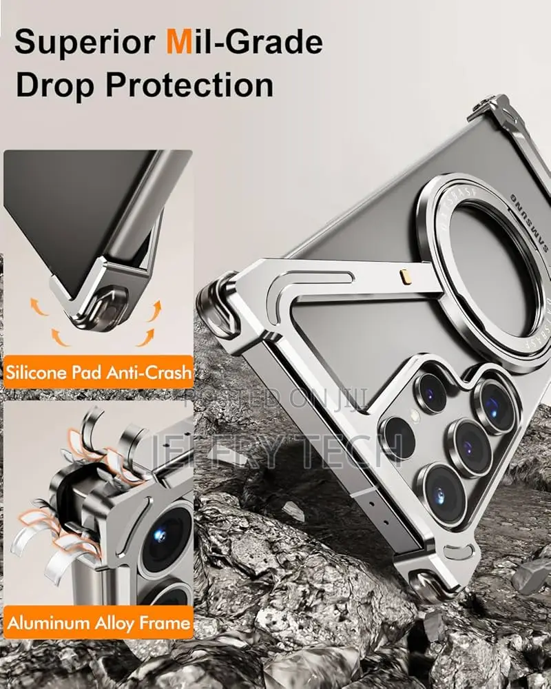 Budget Luxury Z Metallic Cover for Samsung Galaxy S24 Ultra