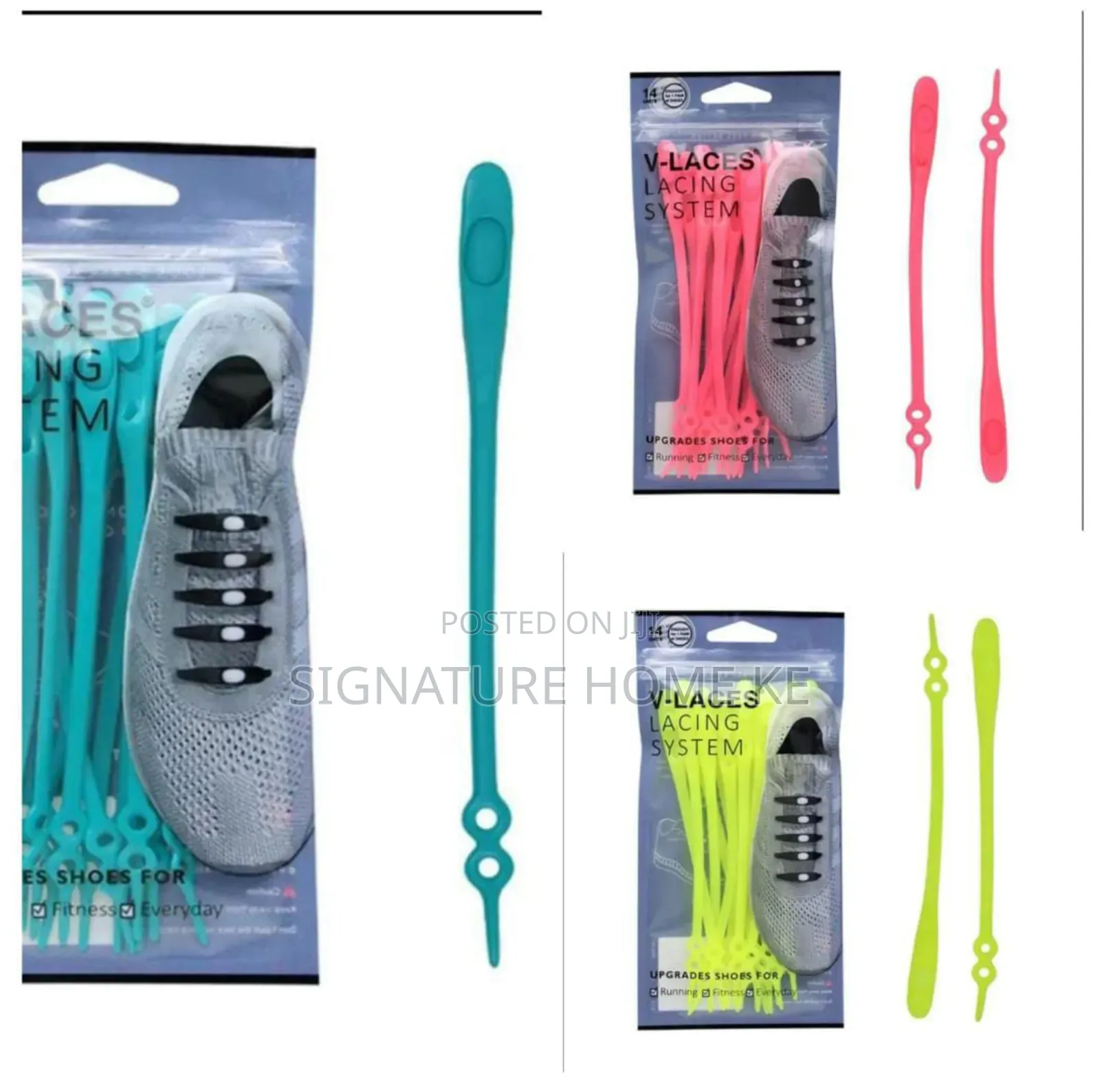 14pc Silicone Shoelaces