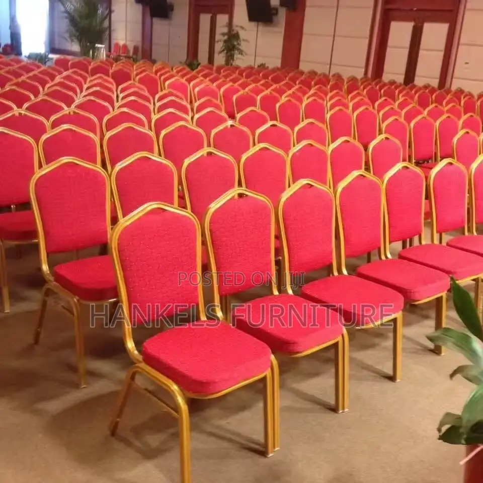 Fabric Beige Banquet Chairs