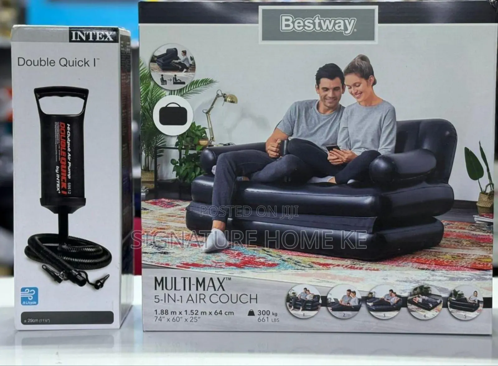 5 in 1 Inflatable Sofa Bed