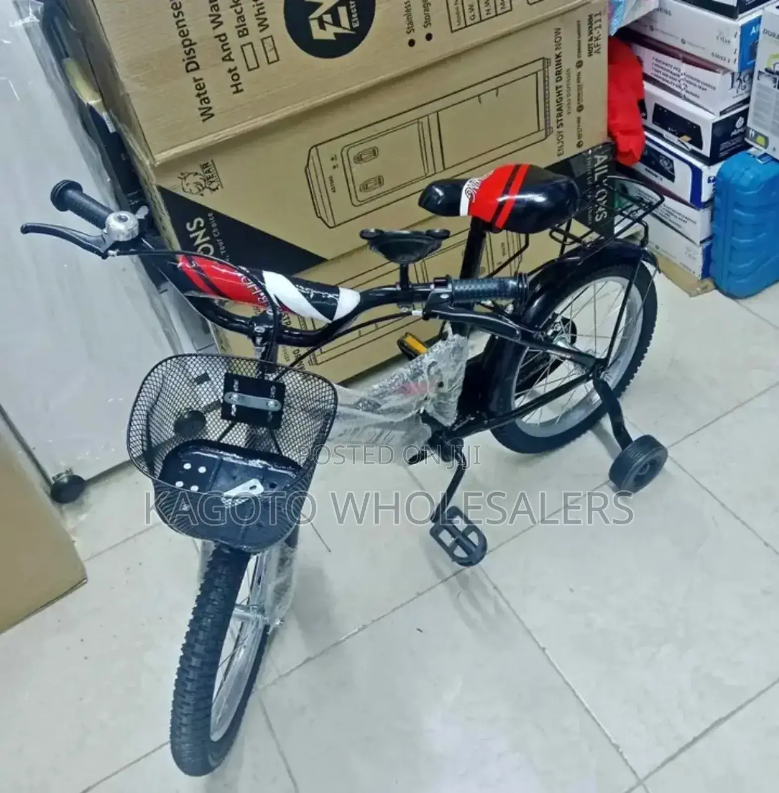 Kids Bicycle With Training Wheels Size 16