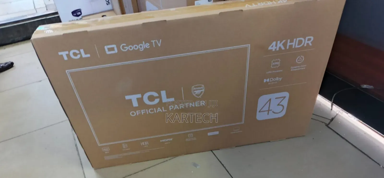 TCL 43 Inches 43v6c HDR Google Tv - Dolby Audio