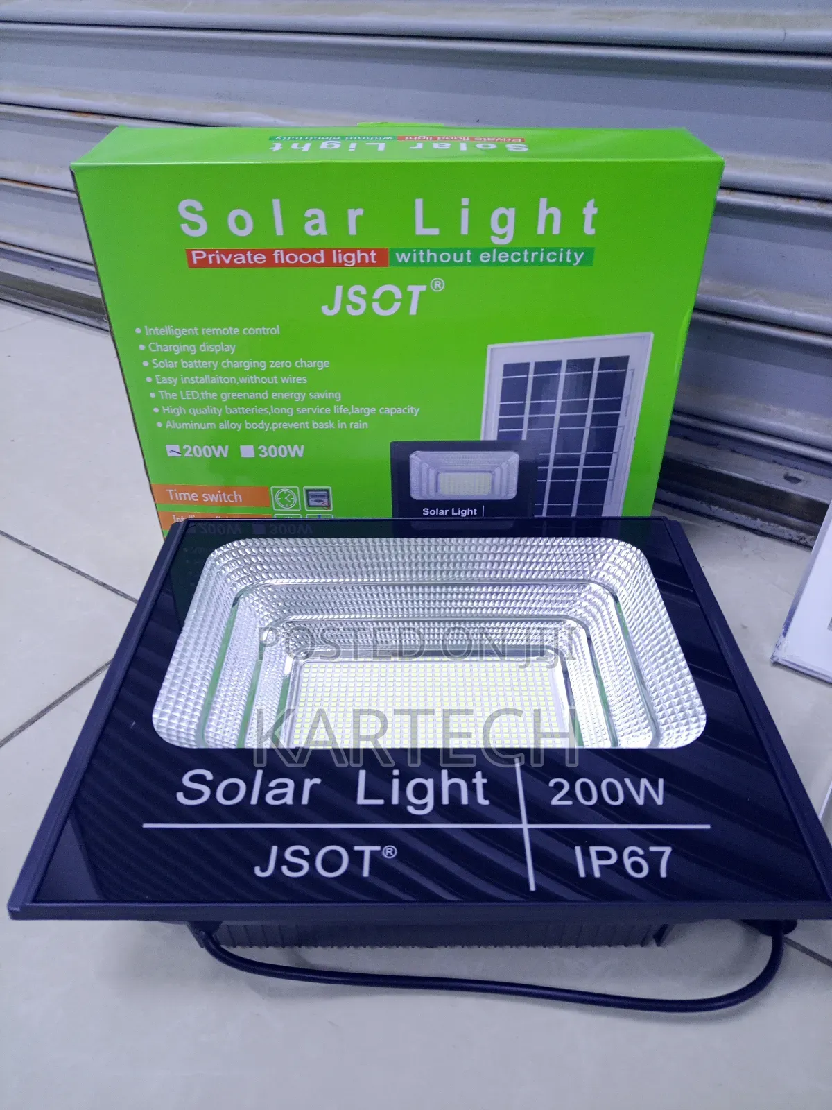 Jsot 200w Solar Flood Light Ip67