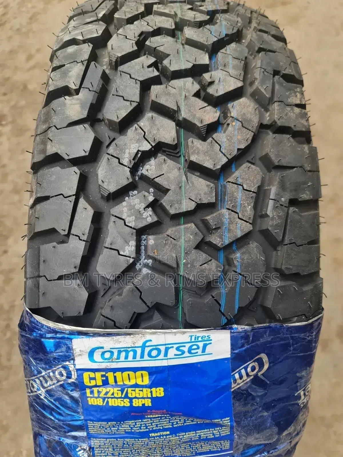 225 /55 R18 Comforser (All Terrrain)