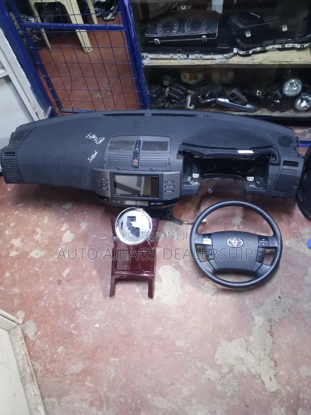 Mark X Dashboard and Stearing Wheel Both.
